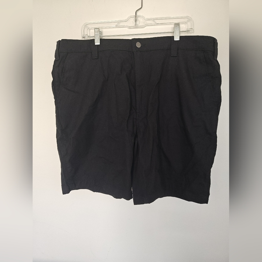 Carhartt Black Flat-Front Men's Shorts